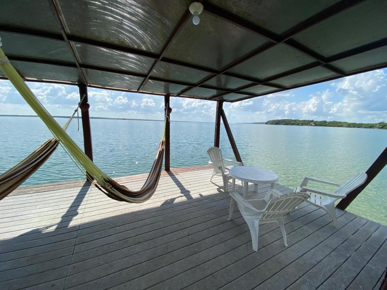 Coras Place Bacalar Lagoon front Exterior foto