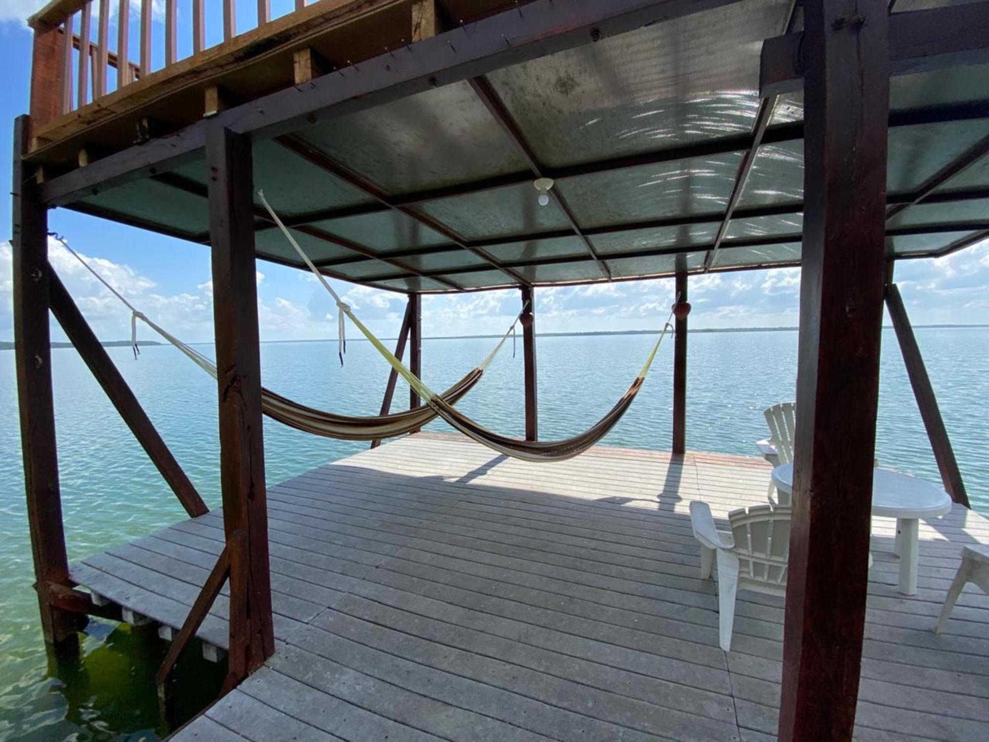 Coras Place Bacalar Lagoon front Exterior foto